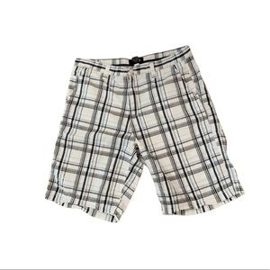 Apt. 9 white black & blue shorts size 36